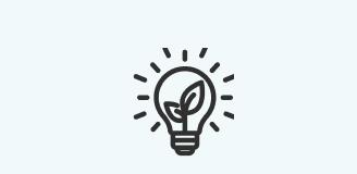 efficient and sustainable power icon illustration
