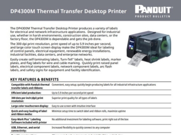 Medium Volume Desktop Printers Product Bulletin